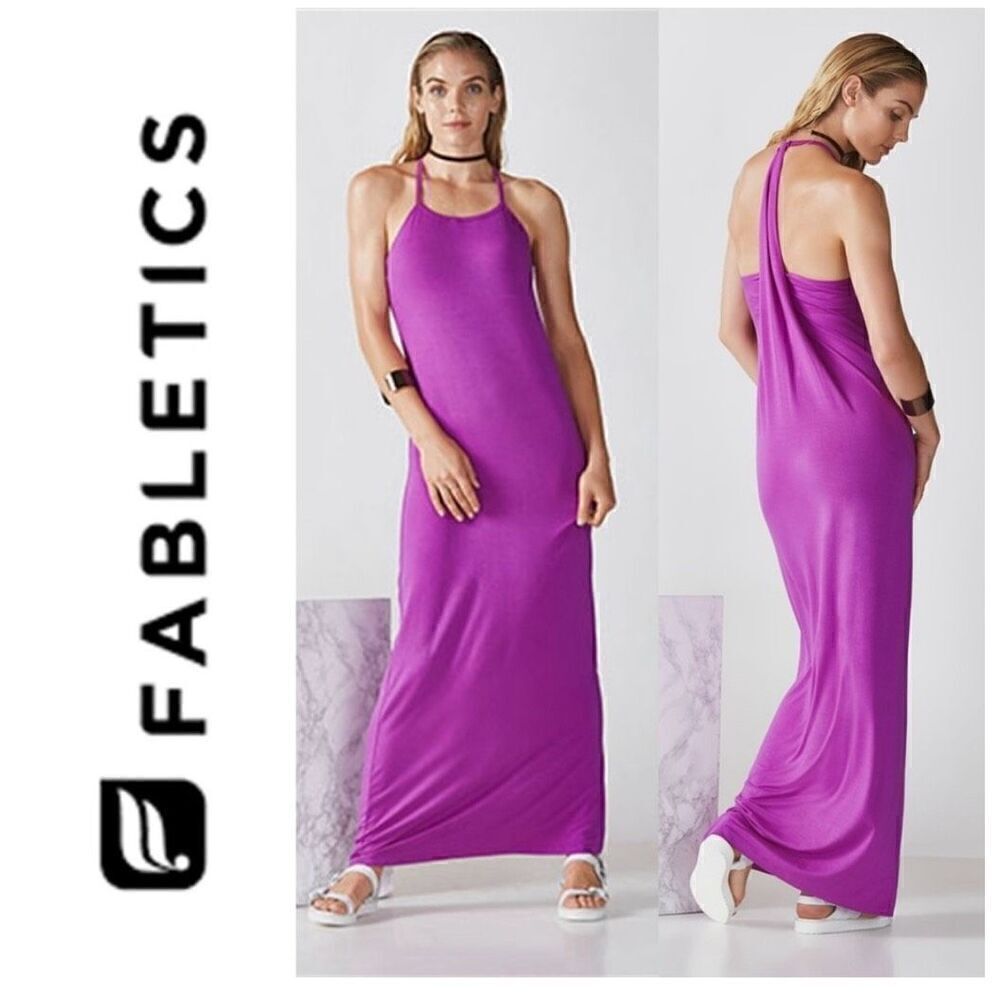 Fabletics Neema Maxi Dress Freesia size small